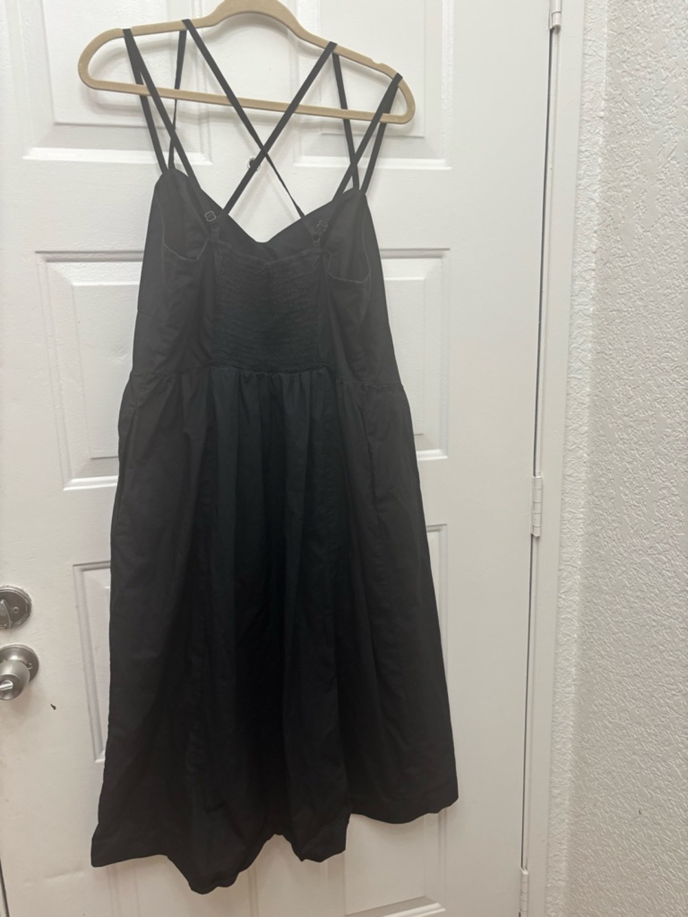 a new day Black Sleeveless Midi Dress with Thin Straps - Picture 3 of 10